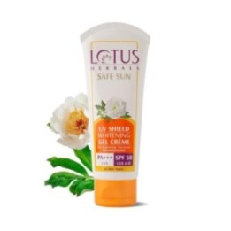 Lotus Herbals Uv Shield Whitening Gel Creme Spf 50 50g