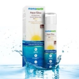 Mamaearth Aqua Glow Hydrating Sunscreen Gel SPF 50 - with Himalayan