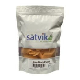 Satvik Aloo Mirch Papad - Ready to Fry 100g