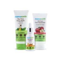 Mamaearth Acne Marks Reduction Kit: Tea Tree Face Wash, Skin Correct