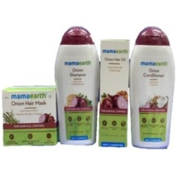 Mamaearth Anti-Hair Fall Kit: Onion Shampoo & Conditioner ( Each)