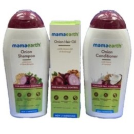 Mamaearth Anti-Hair Fall Kit: Onion Shampoo & Conditioner ( Each)