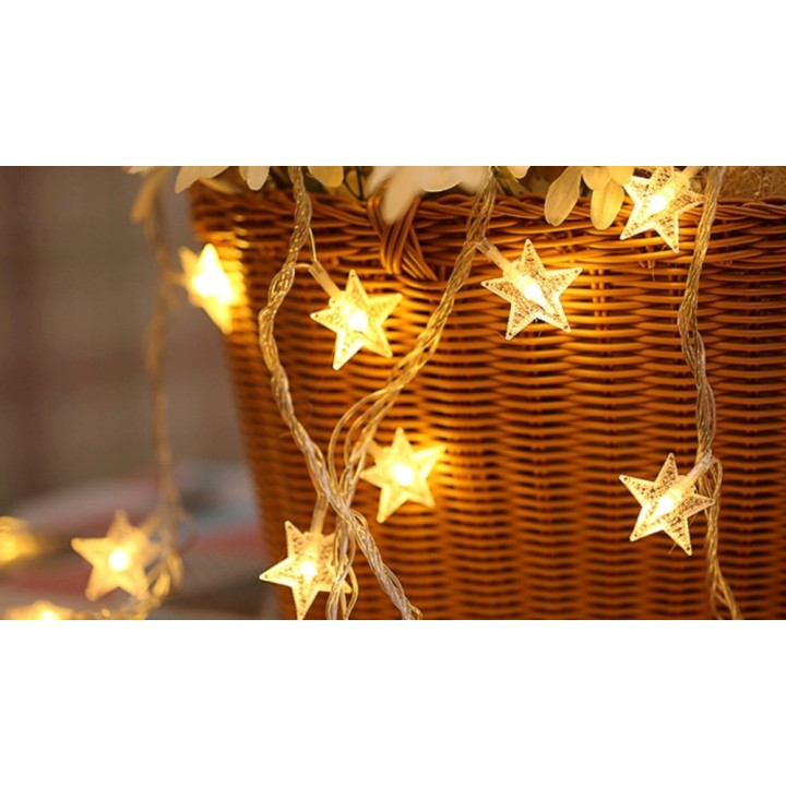 Kodayz Star LED Lights (Warm White, 10M) for Chirstmas Decoration