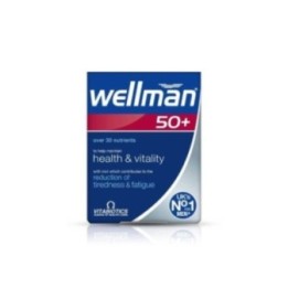 Vitabiotics Wellman 50+, 30 Tablets- Health & Vitality Tablets
