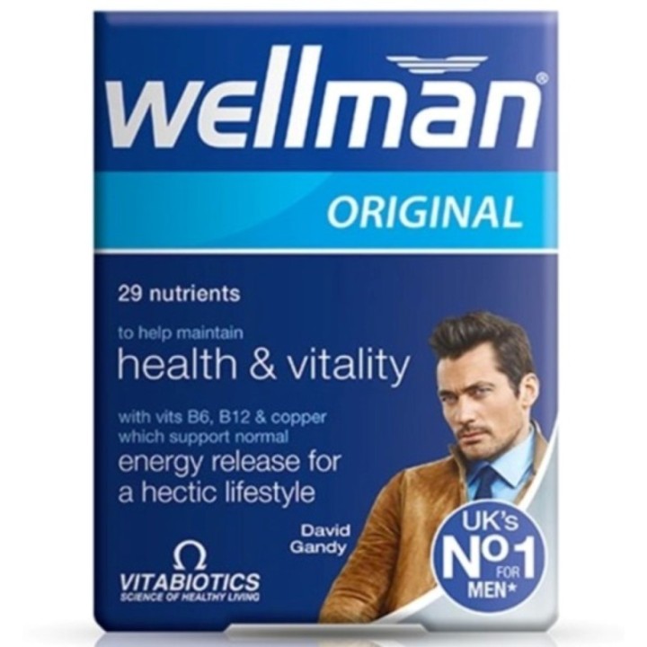 Vitabiotics Wellman Original, 30 Tablets-Health & Vitality Tablets