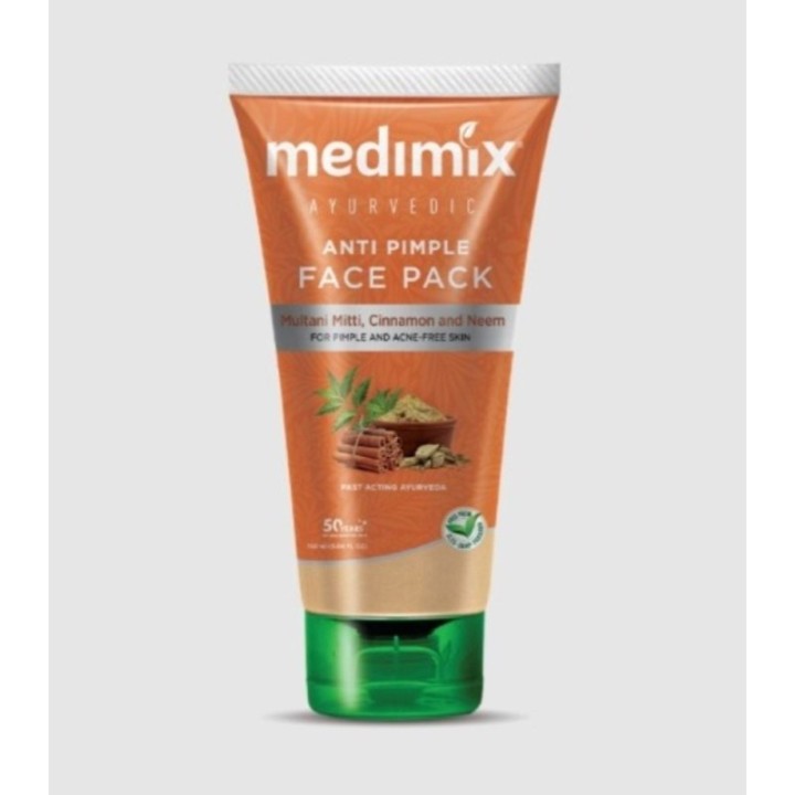Medimix Ayurvedic Anti Pimple Face Pack - with Multani Mitti