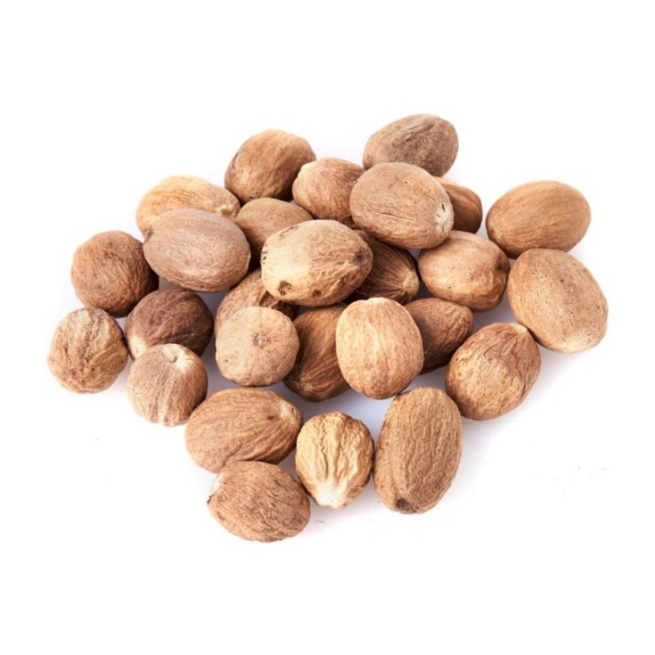 Orgonutri Spice Whole Nutmeg, Jaiphal, Jathikai - Pure and Natural