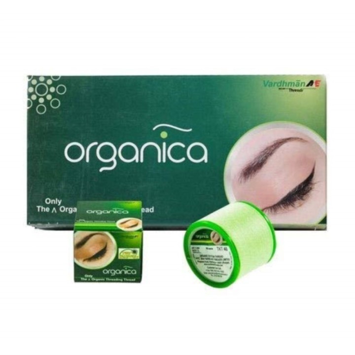 Organica Face & Eyebrow Cotton Threading, Organic Threads, 1 Spool