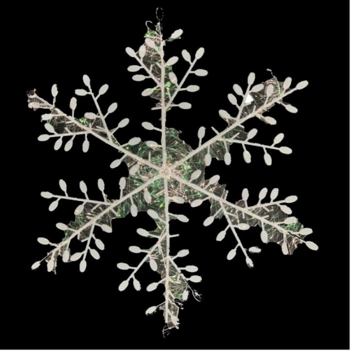 Christmas Decor PVC Snowflake, Christmas Ornaments for Christmas Tree