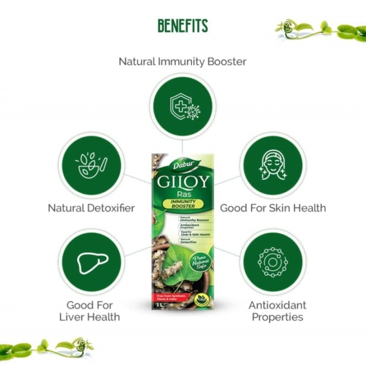 Dabur Giloy Juice - Immunity Booster, Pure, Natural
