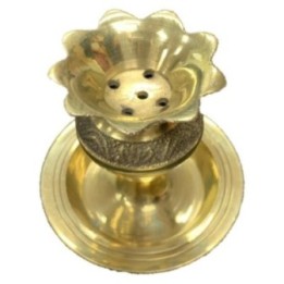 Satvik Brass Incense Sticks Stand (6Cms)