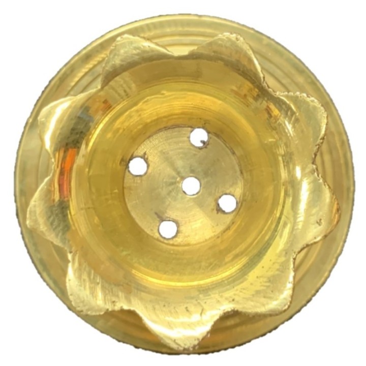 Satvik Brass Incense Sticks Stand (6Cms)