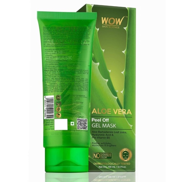 Wow Skin Science Aloe Vera with Hyaluronic Acid & Pro Vitamin B5 Peel