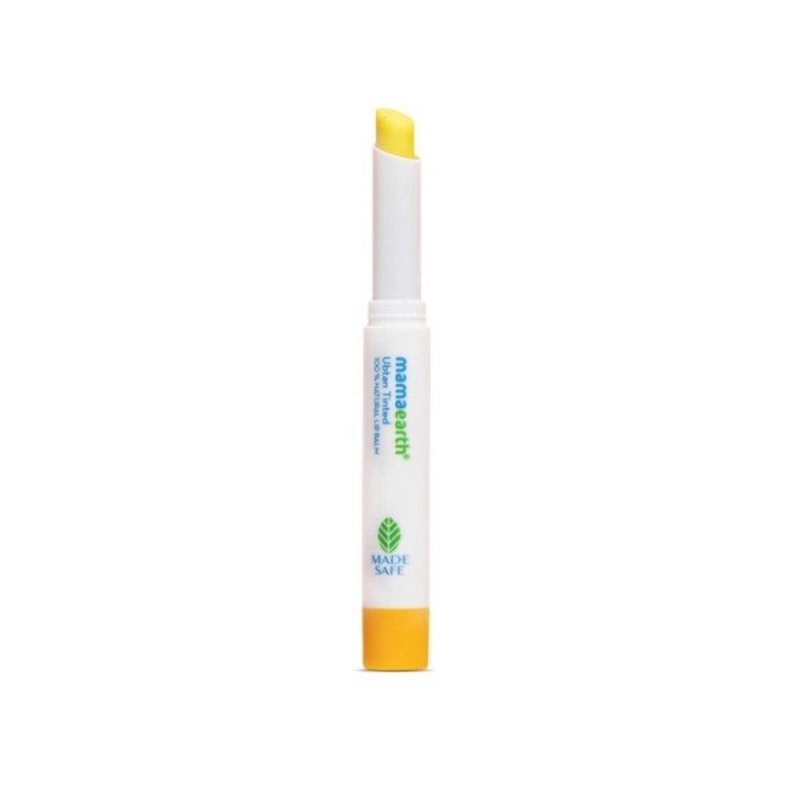 Mamaearth Ubtan Tinted 100% Natural Lip Balm for Lightening Dark