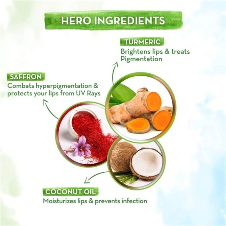 Mamaearth Ubtan Tinted 100% Natural Lip Balm for Lightening Dark