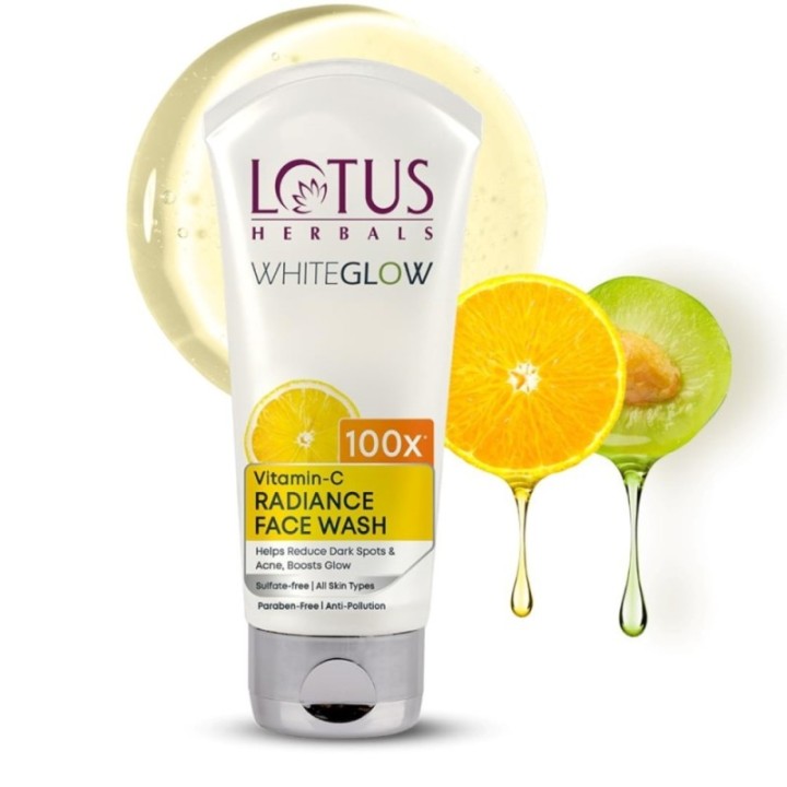 Lotus Herbals Whiteglow Vitamin C Radiance Face Wash for Dark Spots