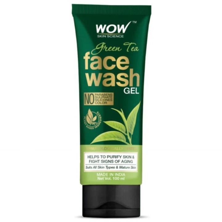 Wow Skin Science Green Tea Face Wash - Helps to Purify Skin