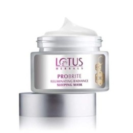 Lotus Herbals Probrite Illuminating Radiance Sleeping Mask Detoxifies
