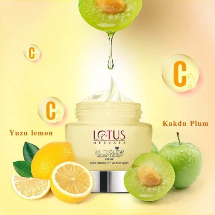 Lotus Herbals Whiteglow Vitamin C Radiance Cream SPF 20 for Dark