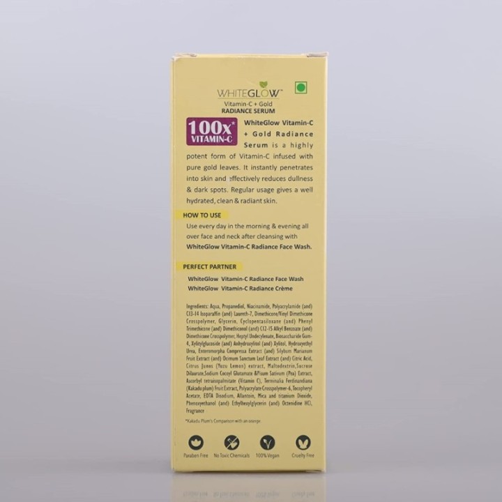 Lotus Herbals Whiteglow Vitamin C and Gold Radiance Face Serum