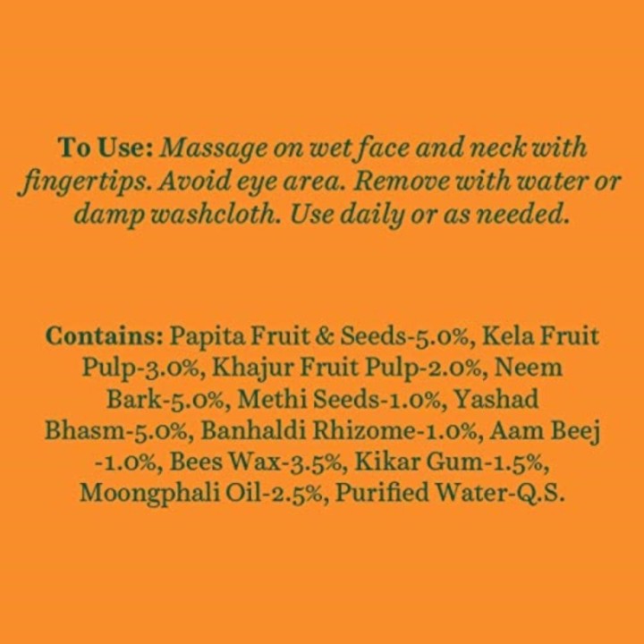 Biotique Papaya Tan Removal Brightening & Reviatalizing Face Scrub