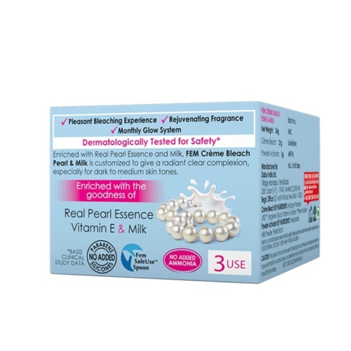 Fem Fairness Naturals Pearl Skin Bleach 24g