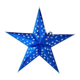 Kodayz Christmas Accessory 5 Pointed Paper Star Lantern for Christmas