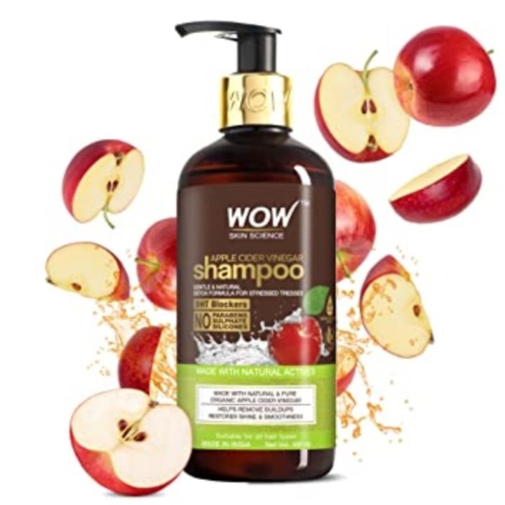 Wow Skin Science Apple Cider Vinegar Shampoo No Sulphate & Parabens