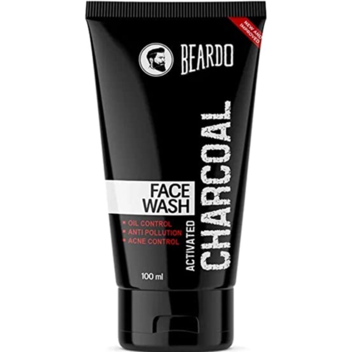 Beardo Activated Charcoal Anti-Pollution Face Wash for Deep Pore