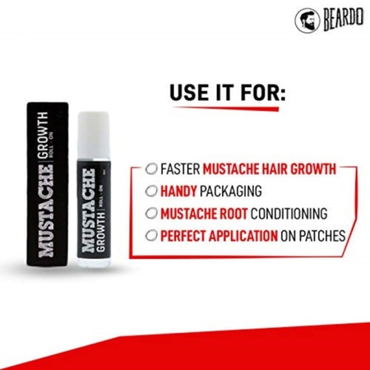 Beardo Mustache Growth Roll on 8 Ml