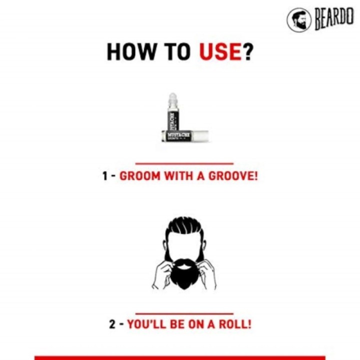Beardo Mustache Growth Roll on 8 Ml