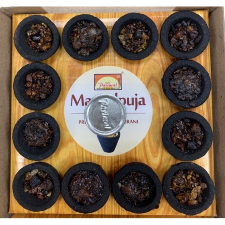 (Sambrani) Parimal Mangalpuja Premium Cup Sambrani, 12 Sambrani Cups