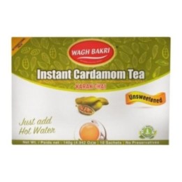 Wagh Bakri Instant Cardamon Tea (Unsweetened) 1 Box