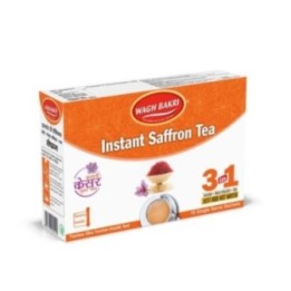 Wagh Bakri Instant Saffron Tea Premix 3 in 1 (10 Sachets) 1 Box