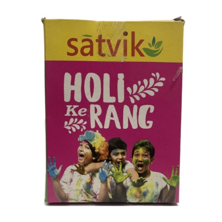 Satvik Holi Ke Rang Holi Color Powder (Gulal) Powder (5 Colors)