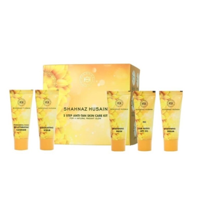 Shahnaz Husain Professional 5 Step Anti-Tan Skin Care Kit 50g