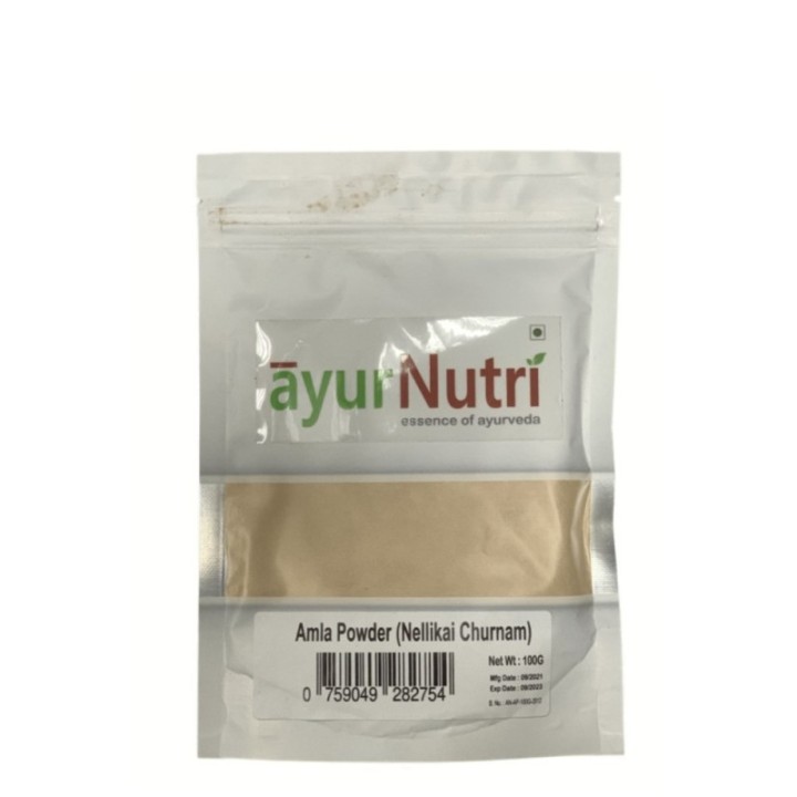 Ayur Nutri Amla Powder 100% Natural Indian Gooseberry Powder for Hair