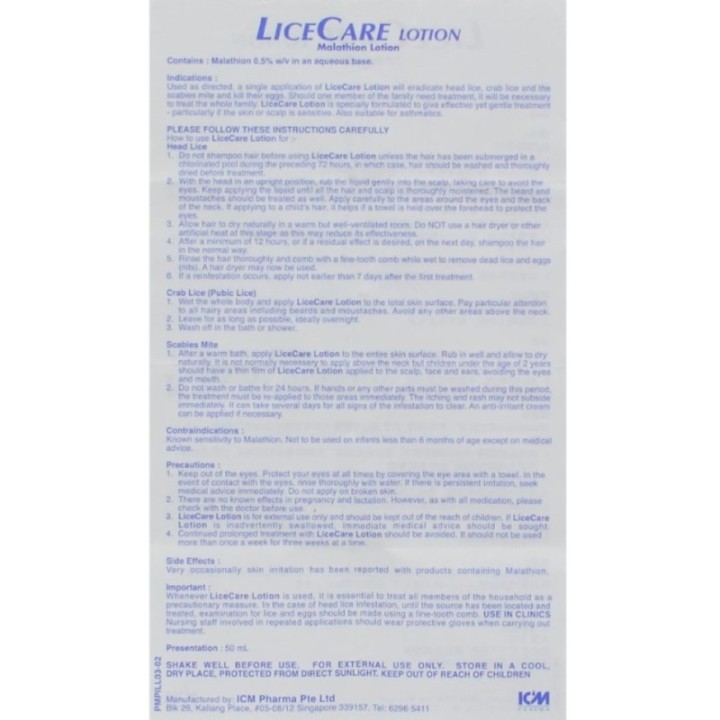 Lice Care Lotion 50ml