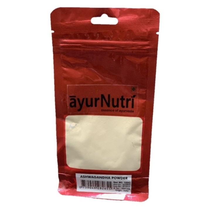 Ayurnutri Ashwagandha Powder Net Wt 100g
