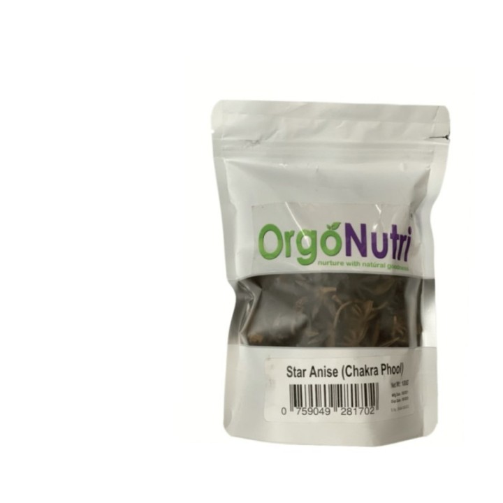 Orgonutri Star Anise (Chakra Phool) 100 Gm