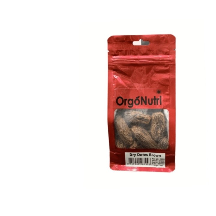 Orgonutri Dry Dates Brown 200 G