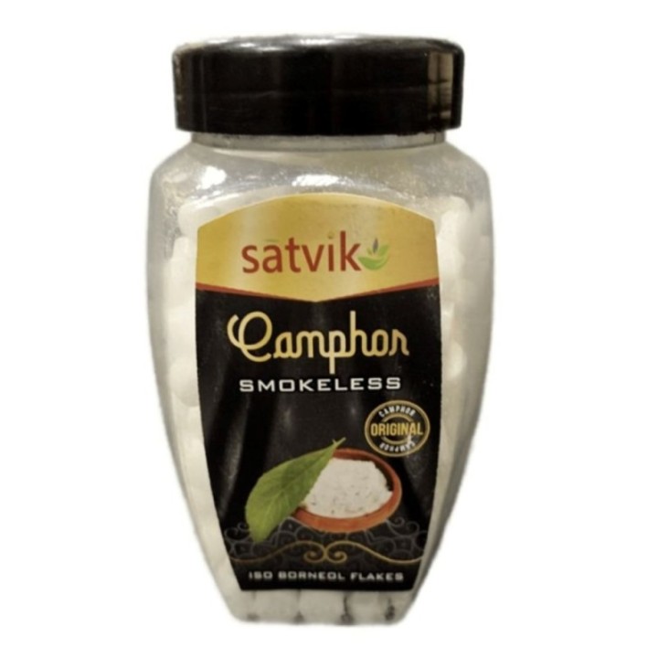 Satvik Camphor Smokelessiso Borneol Flakes 200gm
