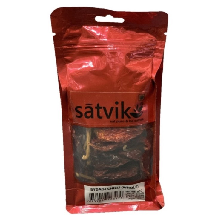 Satvik Bydagi Chilli (Whole) 50 G