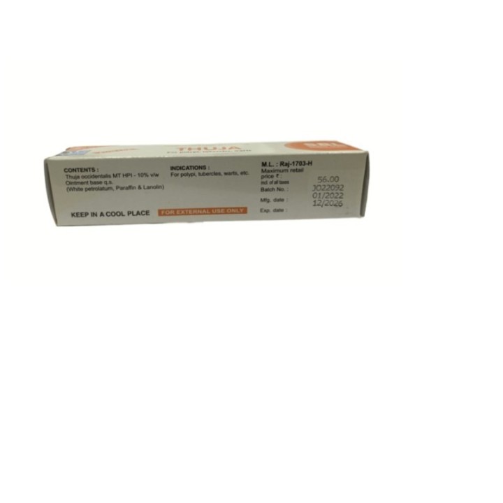Sbl Thuja Homeopathic Medicine Wt 25g
