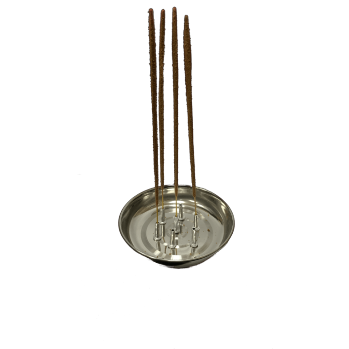 (7 Stick) Incense Stick Holder with Ash Catcher Aggarbatti Stand