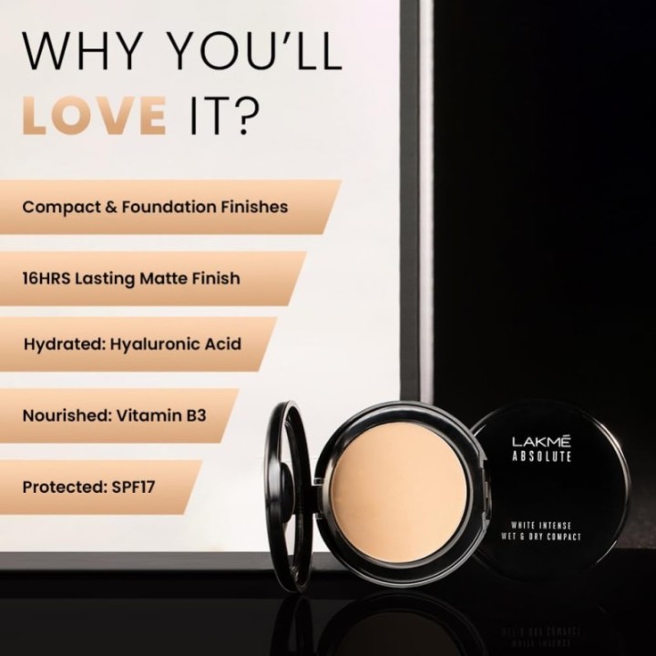 Lakmé Showstopper Collection Unreal Pressed Powder - Rose Creme 02