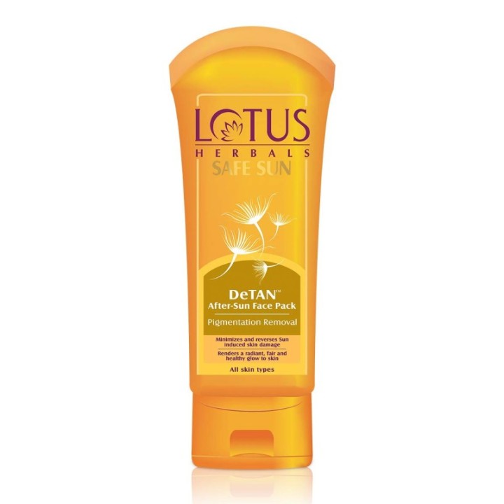 Lotus Herbals Safe Sun Detan After Sun Face Pack (100g)