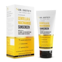 Dr. Sheth's Haldi & Hyaluronic Acid Sunscreen SPF 50+ PA+++ (50g)