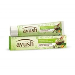 Lever Ayush Freshness Gel Cardamom Toothpaste, Pack of 2 ( Each) 150g