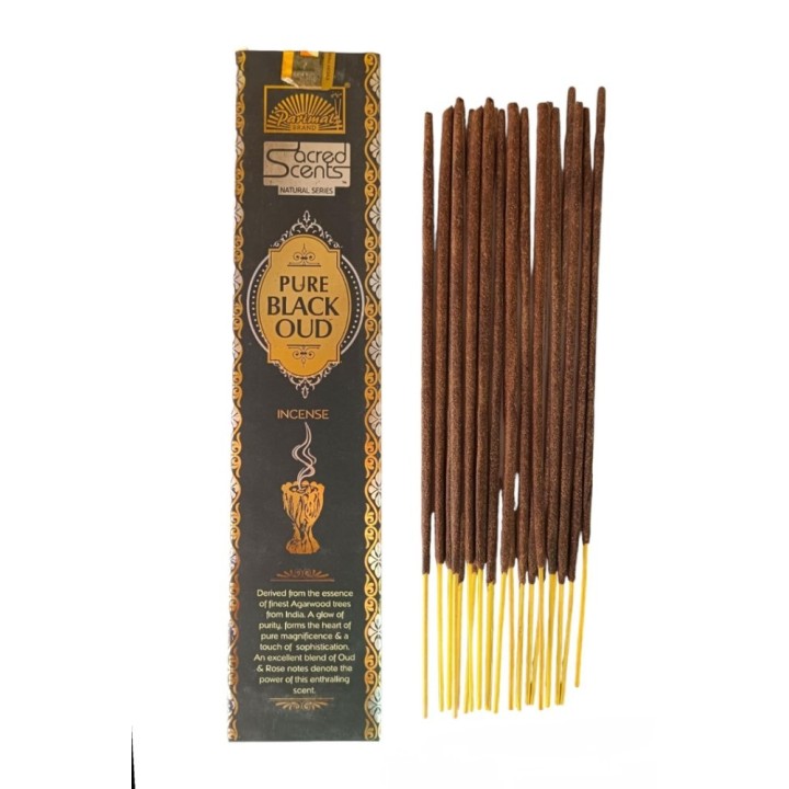 (Incense) Parimal Sacred Scents Pure Black Oud Natural Handrolled